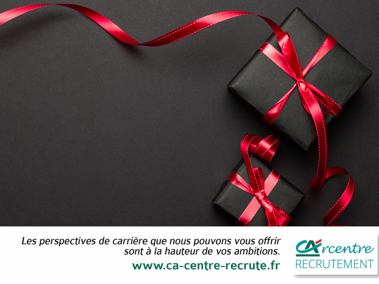 Campagne de recrutement linkedIn, fêtes de fin d'année.